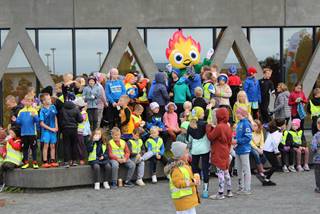 Ólympíuhlaup ÍSÍ sett í Grunnskóla Grindavíkur í dag