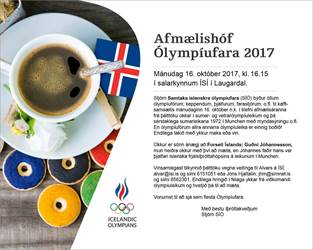 Afmælishóf Ólympíufara 2017