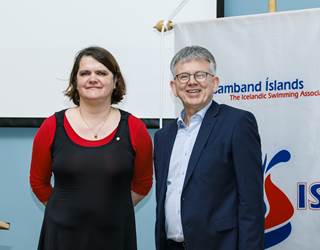 Hlín heiðruð á ársþingi SSÍ