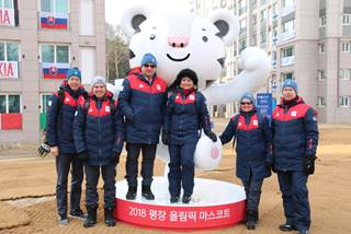 PyeongChang 2018 - Góðir gestir í Ólympíuþorpinu