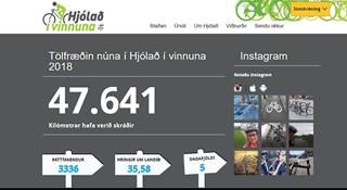 Hjólað í vinnuna í fullum gangi
